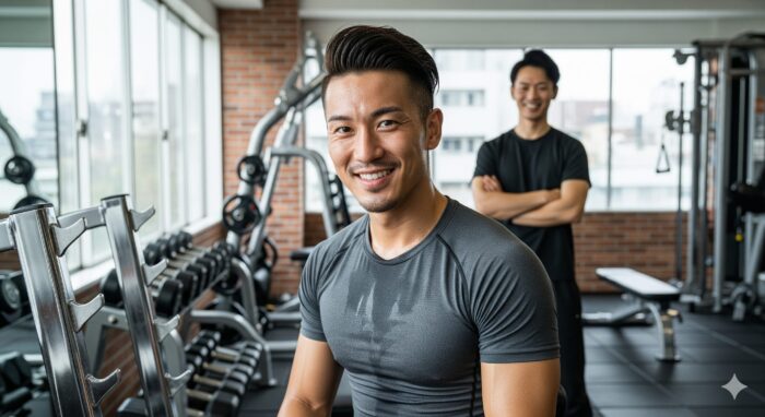 出典：aiイメージ：POSITIVE-GYM-LIFE：ジム・フィットネス・ボディメンテ探究+plus
